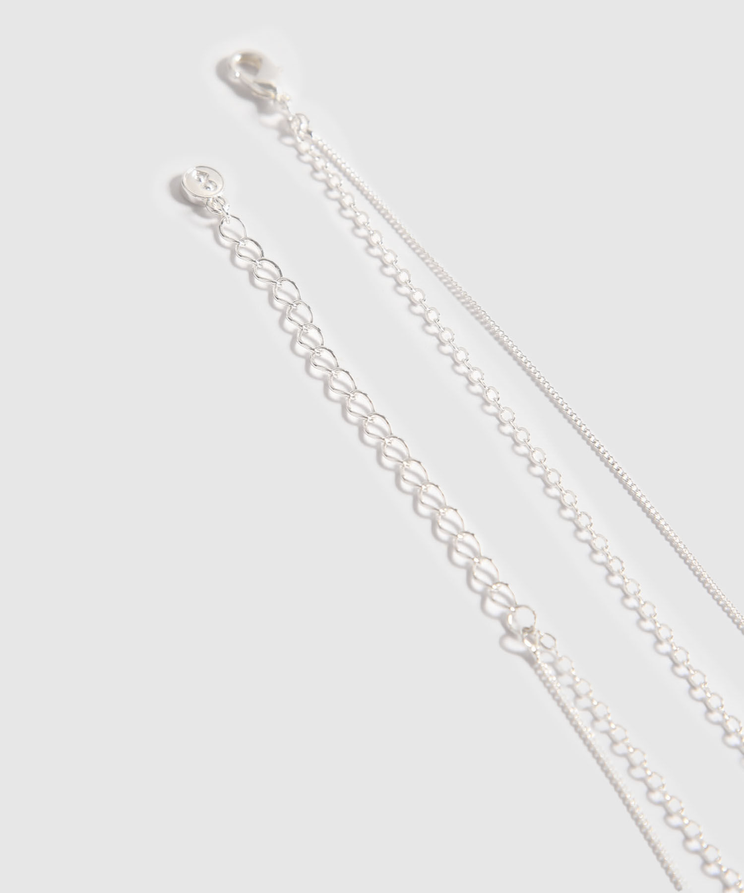 Collar Doble Plateado