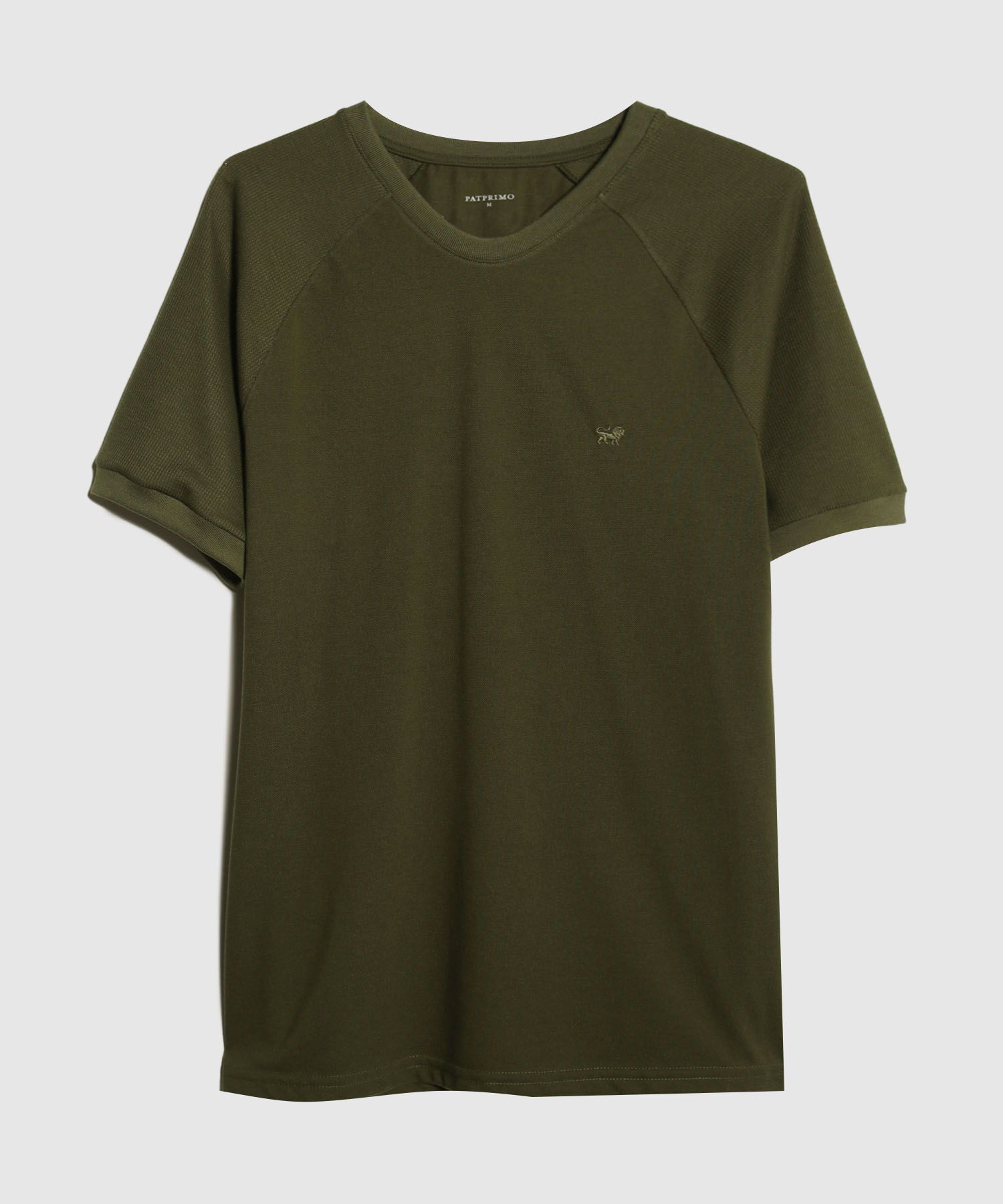Camiseta Unicolor Manga Ramglan