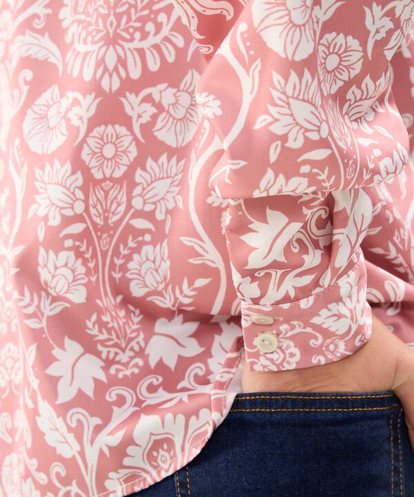 Camisa Satinada Estampada