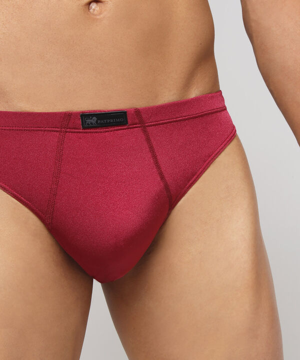 Calzoncillo Tipo Tanga Unicolor En Microfibra image number null
