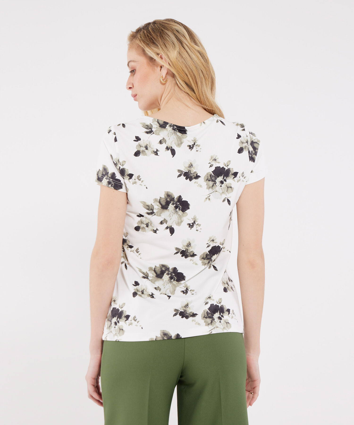 Camiseta Manga Corta con Estampado