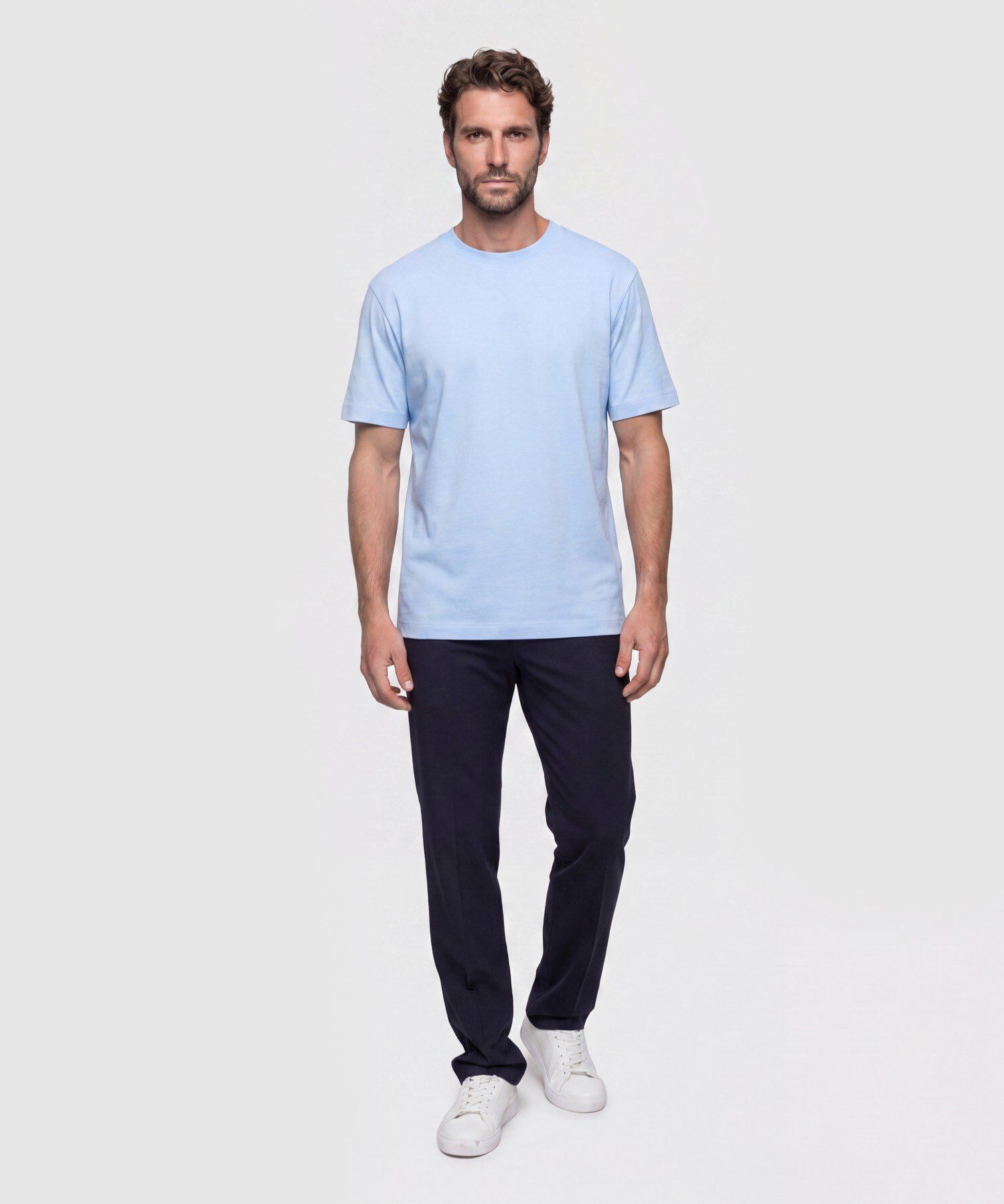Camiseta Cuello Redondo Manga Corta Hombre