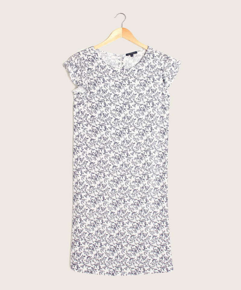 Vestido Manga Corta Estampado