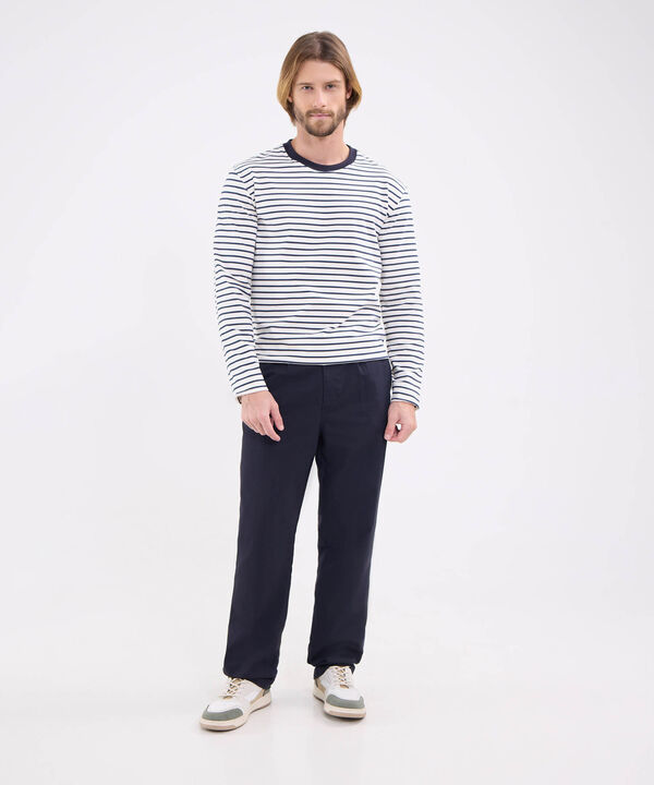 Camiseta A Rayas Para Hombre image number null