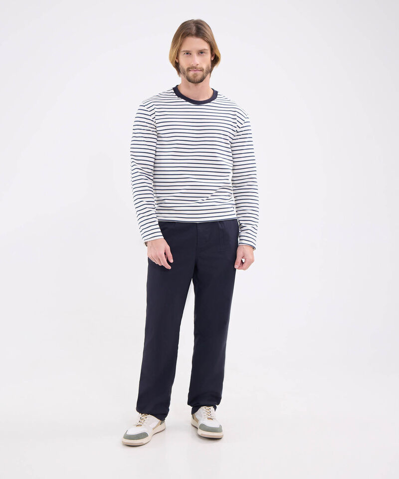 Camiseta A Rayas Para Hombre