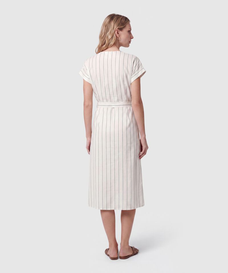 Vestido Midi Cruzado Mujer
