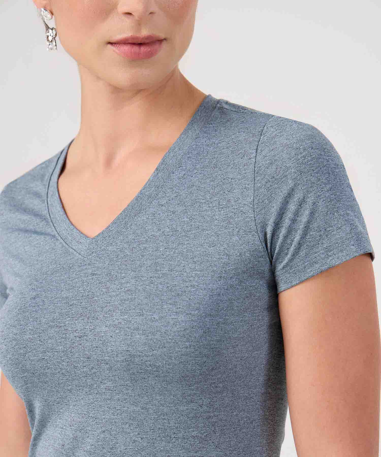 Camiseta Deportiva Jaspeada