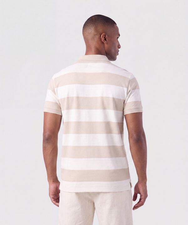 Polo Slim Fit A Rayas Para Hombre