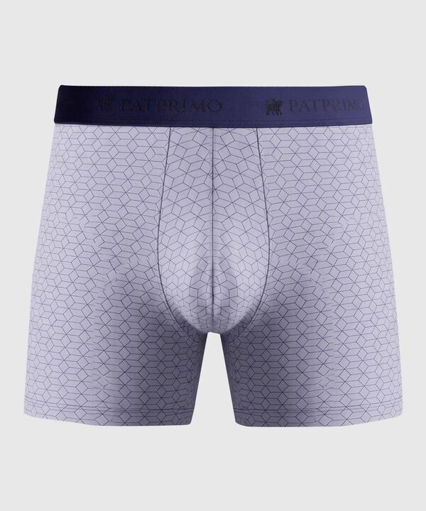 B&oacute;xer Ajustado Estampado Para Hombre image number null