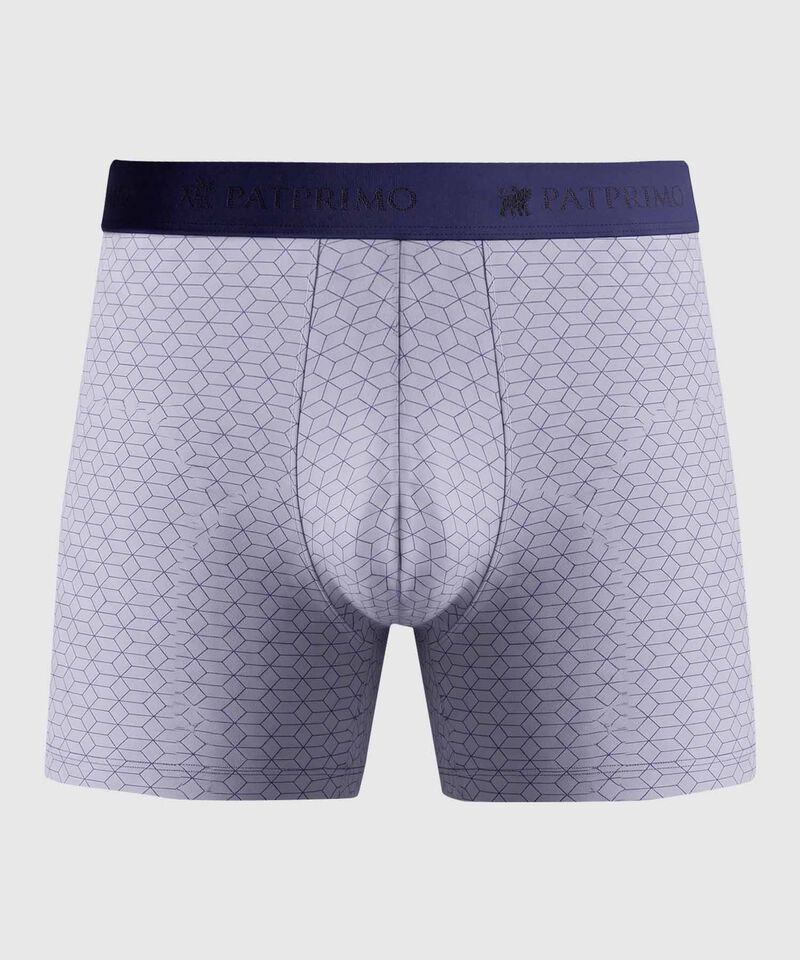 B&oacute;xer Ajustado Estampado Para Hombre