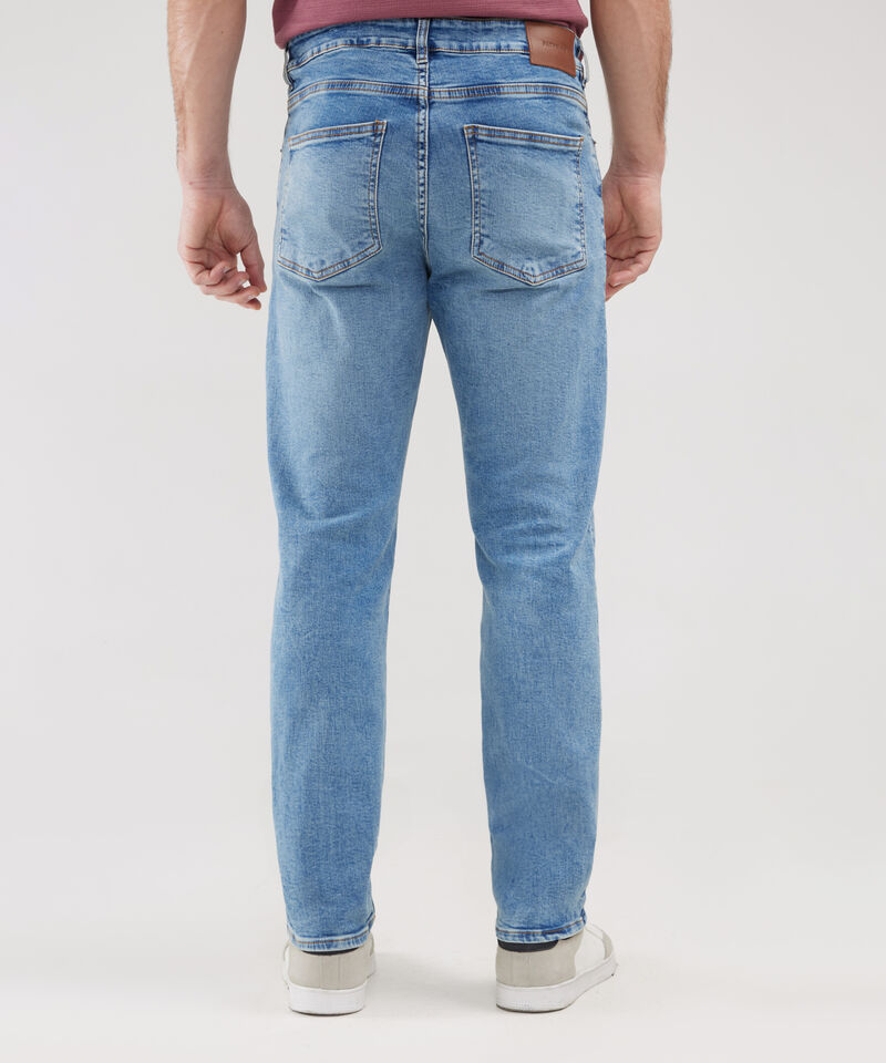 Jean Regular Taper Tono Azul Medio Claro
