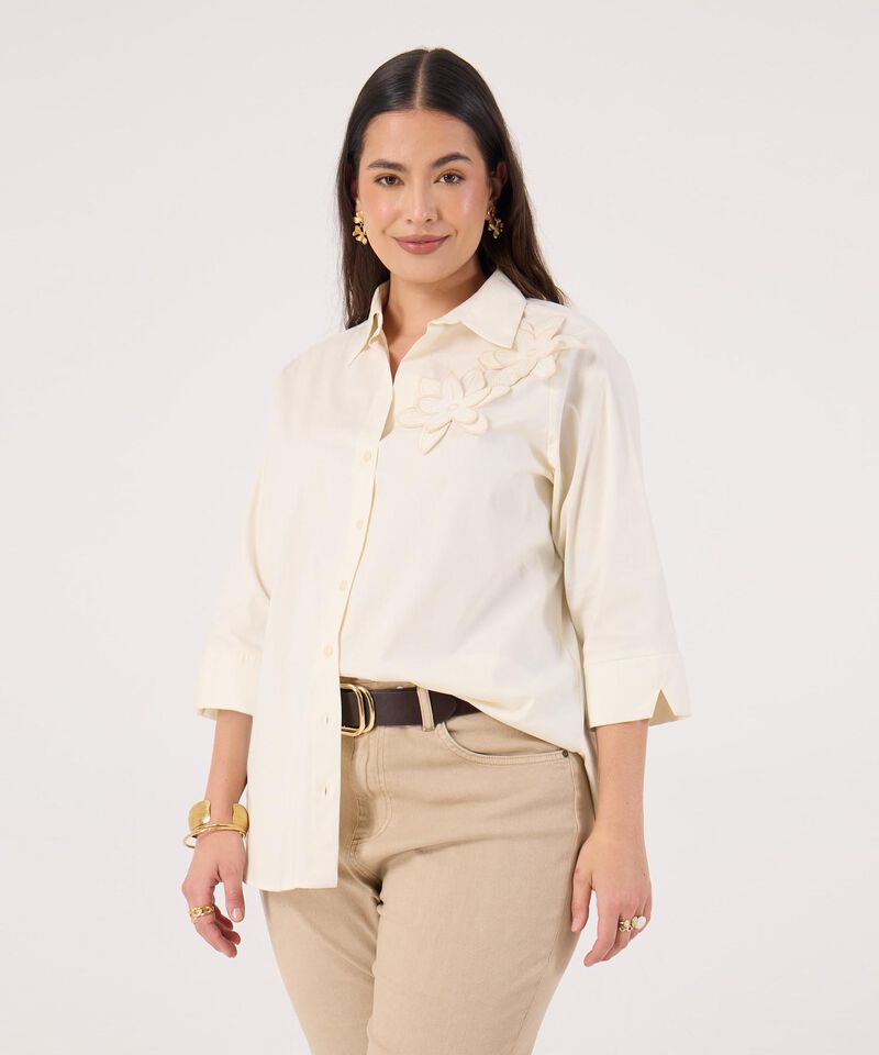 Camisa Manga Corta Para Mujer