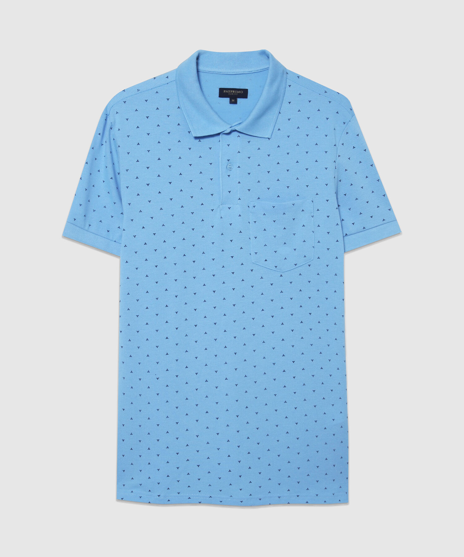 Polo Corte Slim Fit Blanco