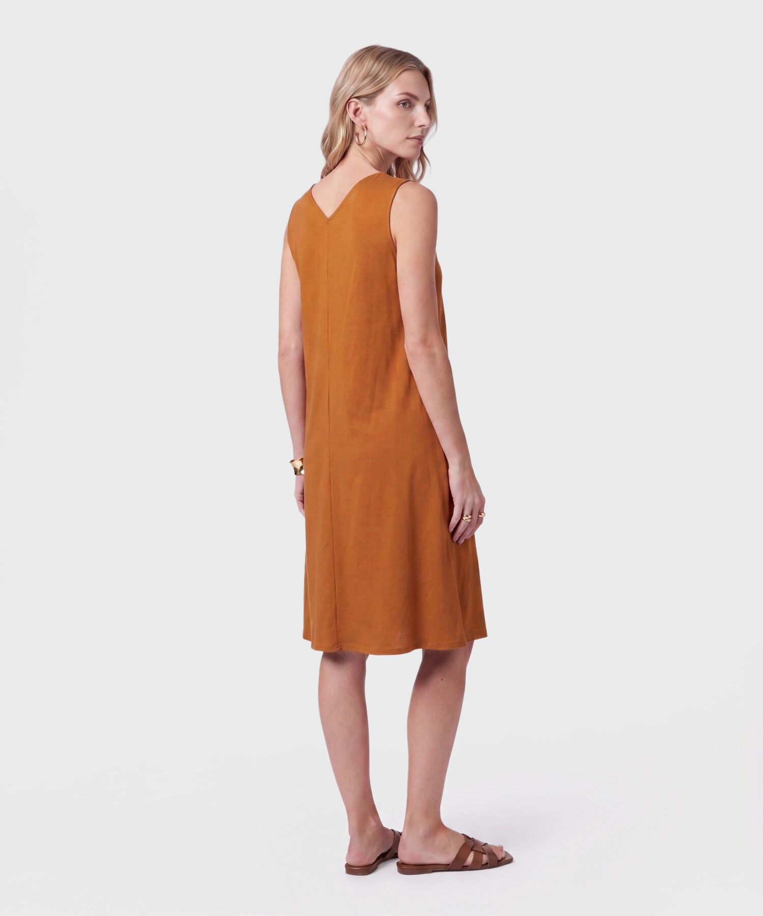 Vestido Casual Con Escote En V Para Mujer