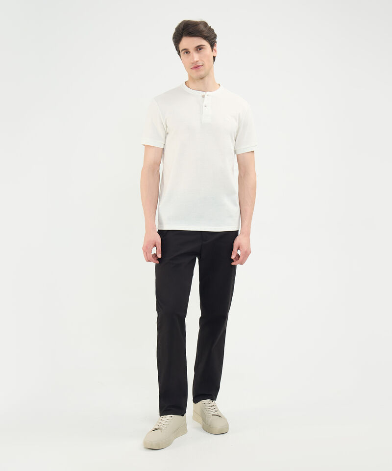 Cuello Camiseta Henley