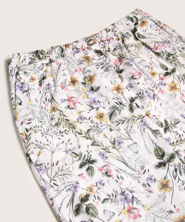 Pantalón Estampado Fluido
