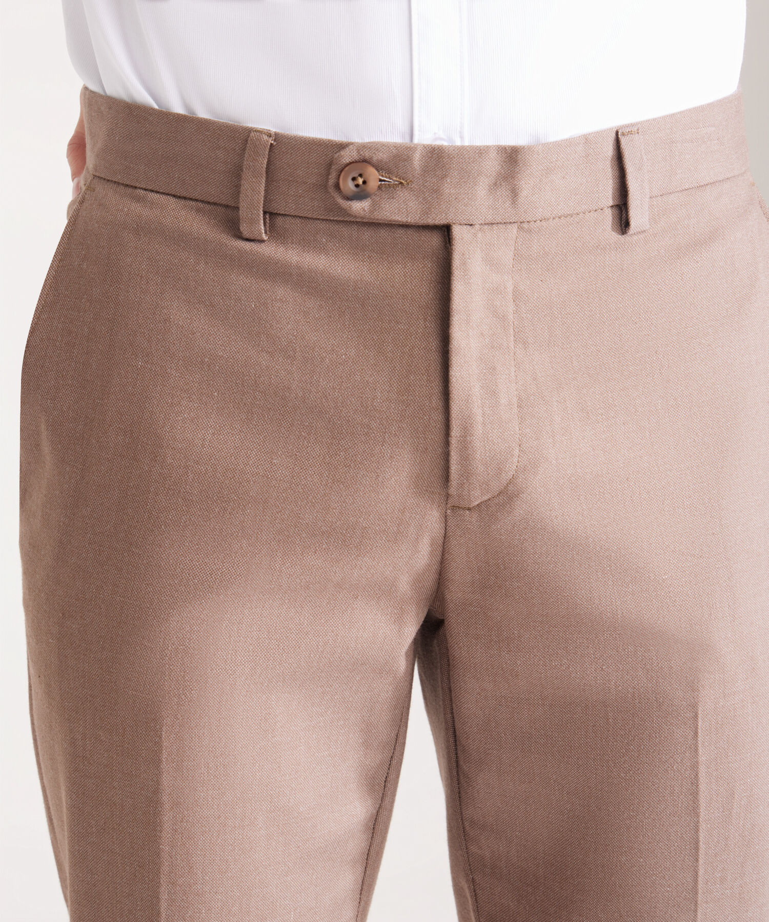 Pantalon En Tejido Plano Preteñido