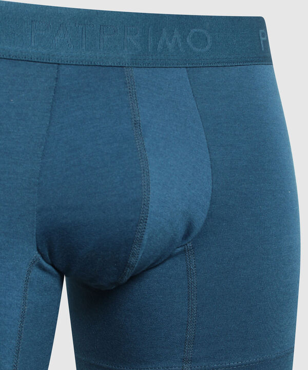 Pantaloncillo Pack X5 Boxer Medio En Algodon Unicolor