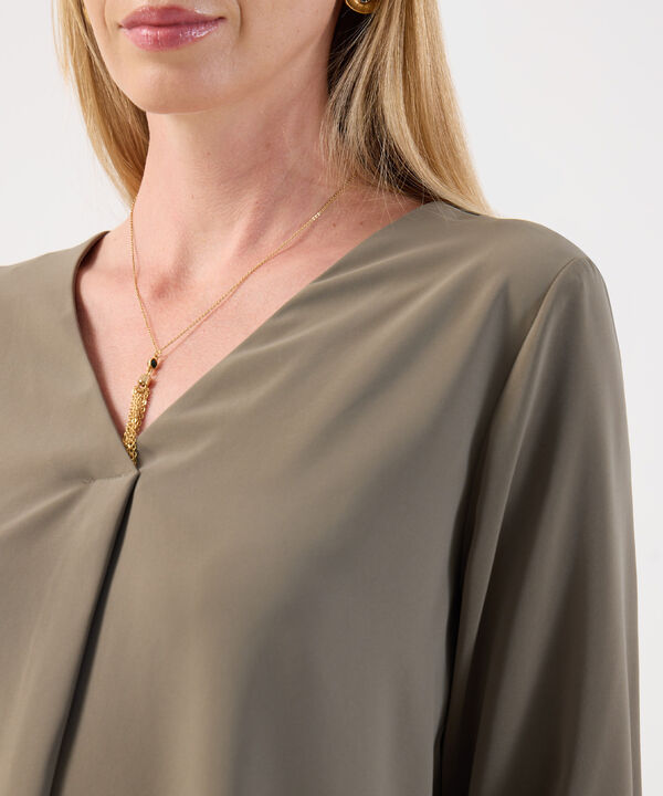 Blusa Para Mujer Manga 3/4 Ajustable image number null