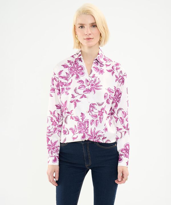 Blusa Satinada Estampada image number null