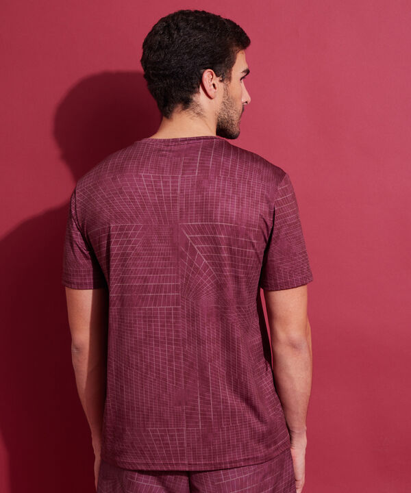 Camiseta Manga Corta, Cuello V Sublimada Con Screen