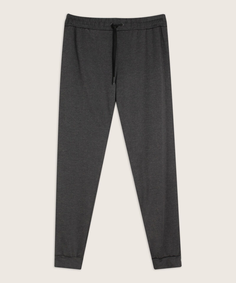 Pantalón Jogger Punto Textura Jaspe Con Bolsillos, Cordón Ajustable Y Elástico Interno, Sport Líneas Patprimo