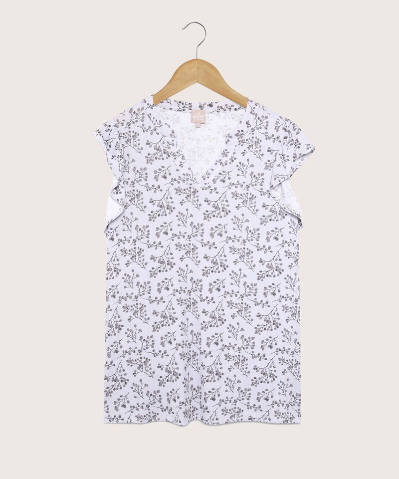 Camiseta Estampada Manga Sisa