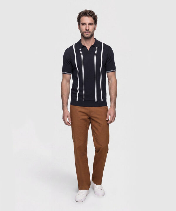 Polo con Cuello V para Hombre