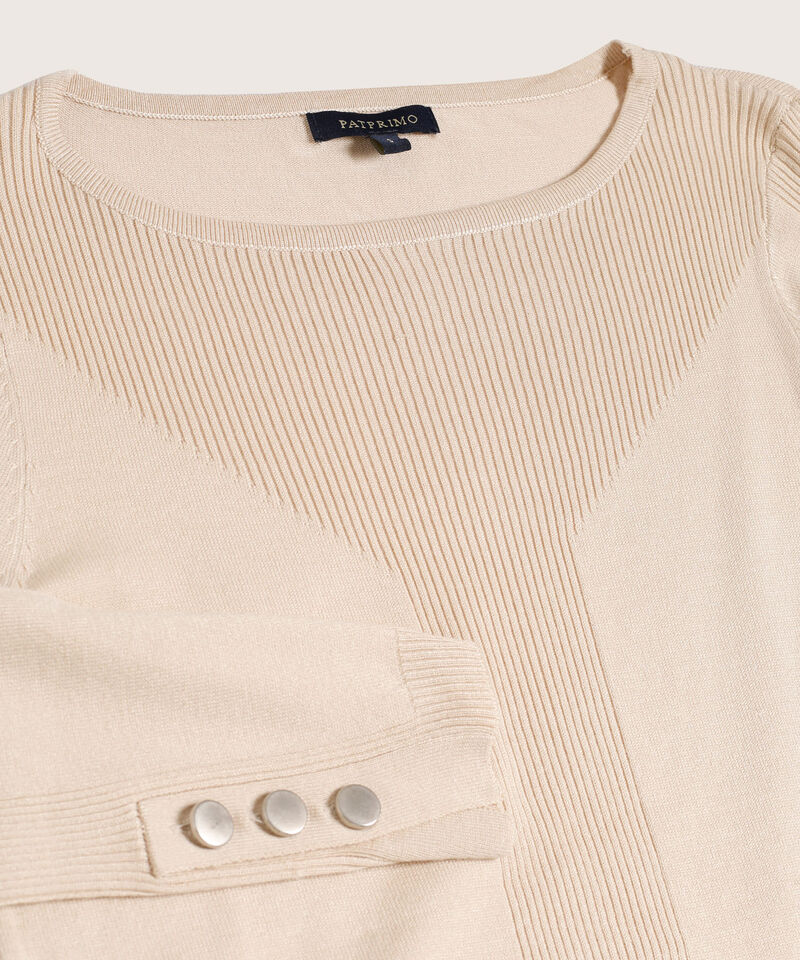 Saco Cuello Redondo Manga Larga 