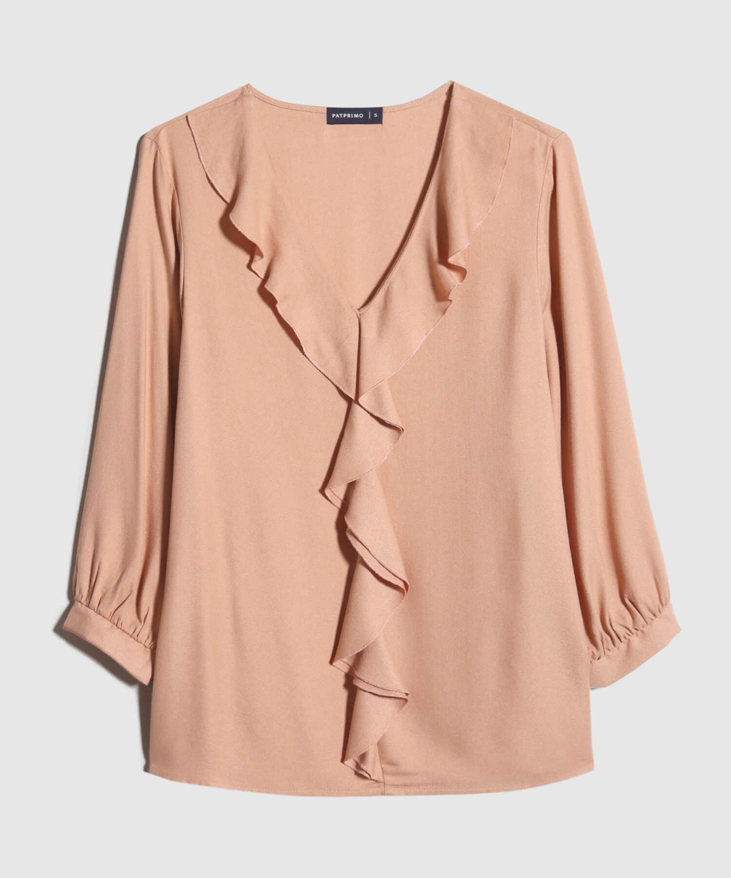 Blusa Unicolor Manga 3/4