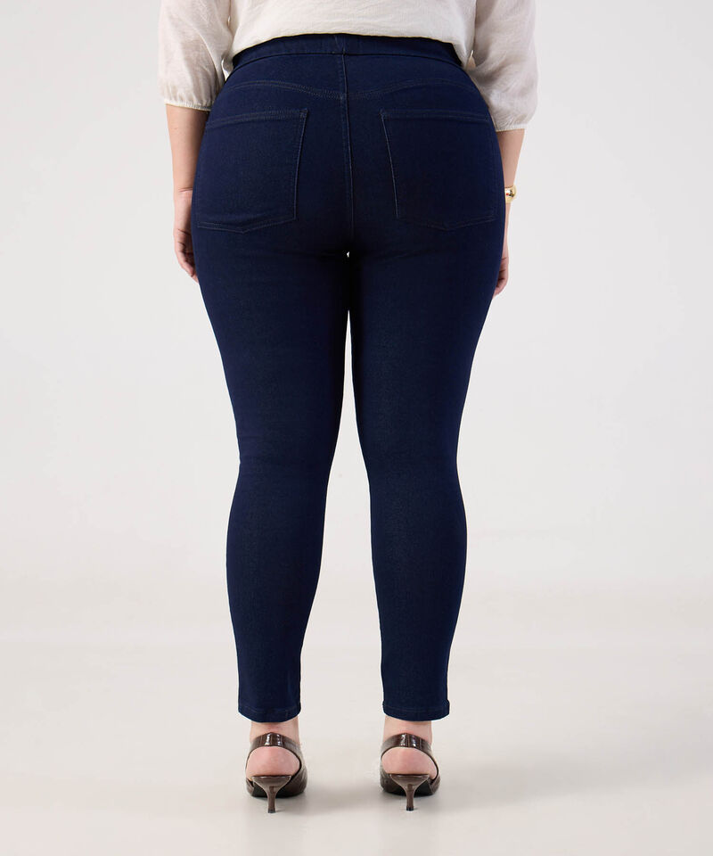 Jegging unicolor para mujer curvy