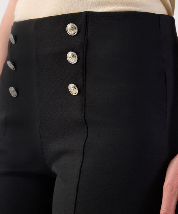 Leggings Mujer Talle Alto Botones Decorativos image number null