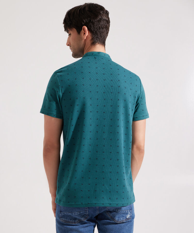 Polo de Cuello Neru con Textura para Hombre
