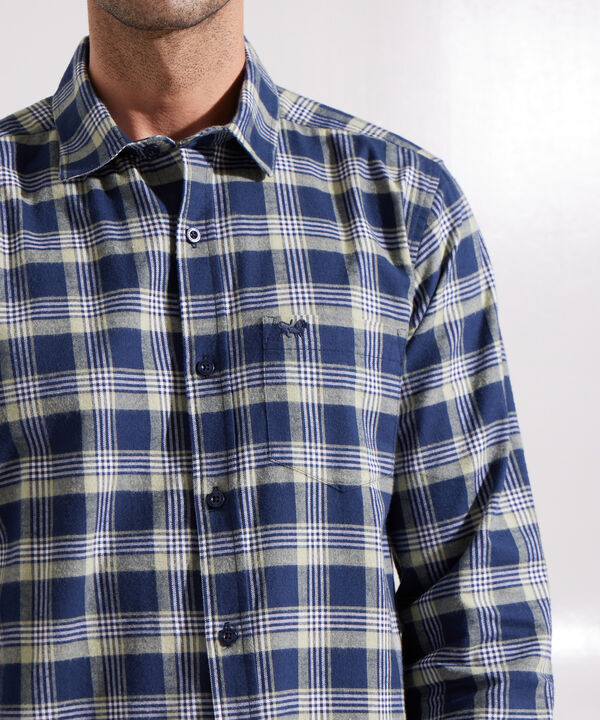 Camisa Manga Larga a Cuadros