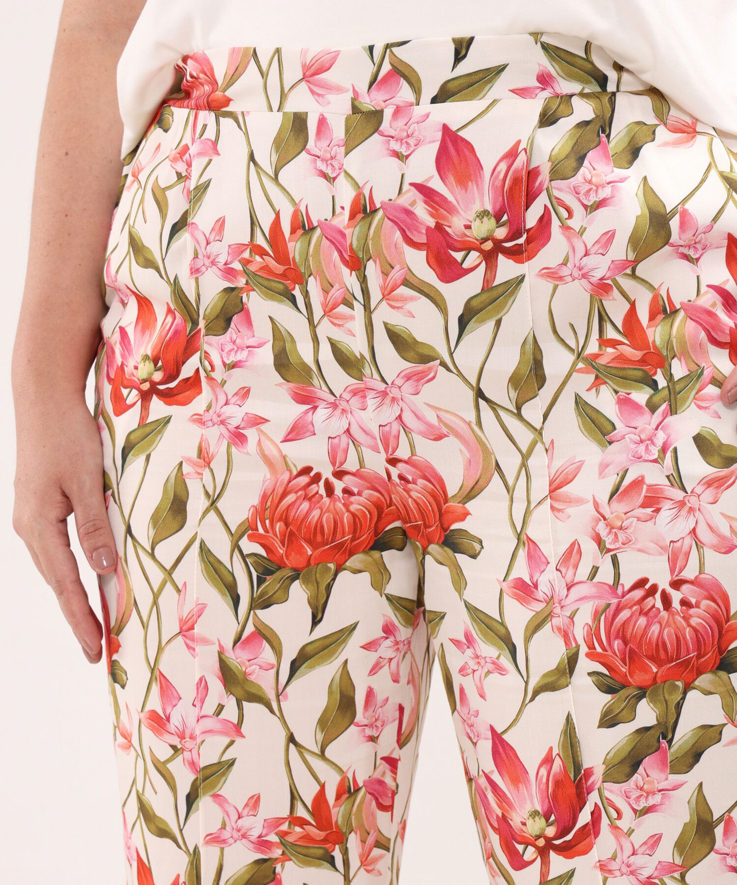 Pantalon Estampado Recto