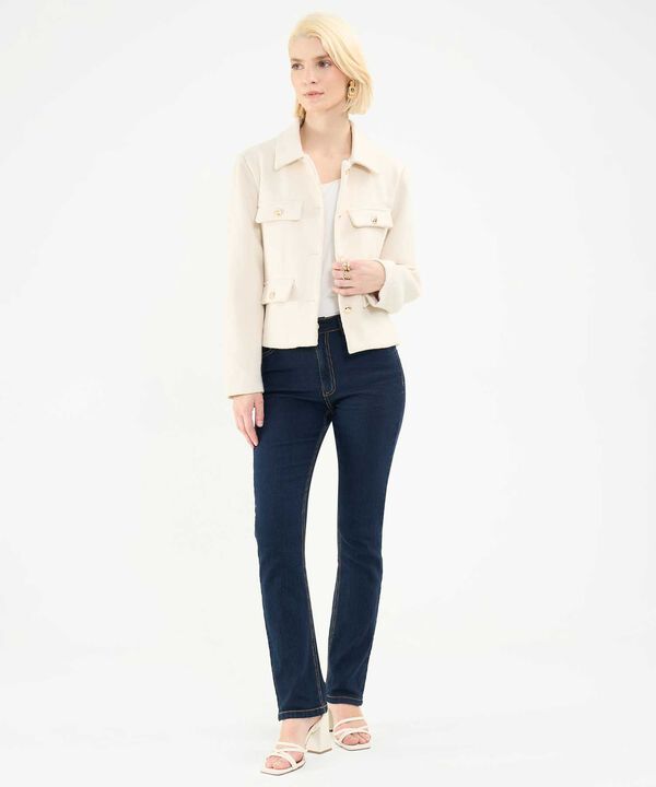 Jeans Straight Tono Negro image number null