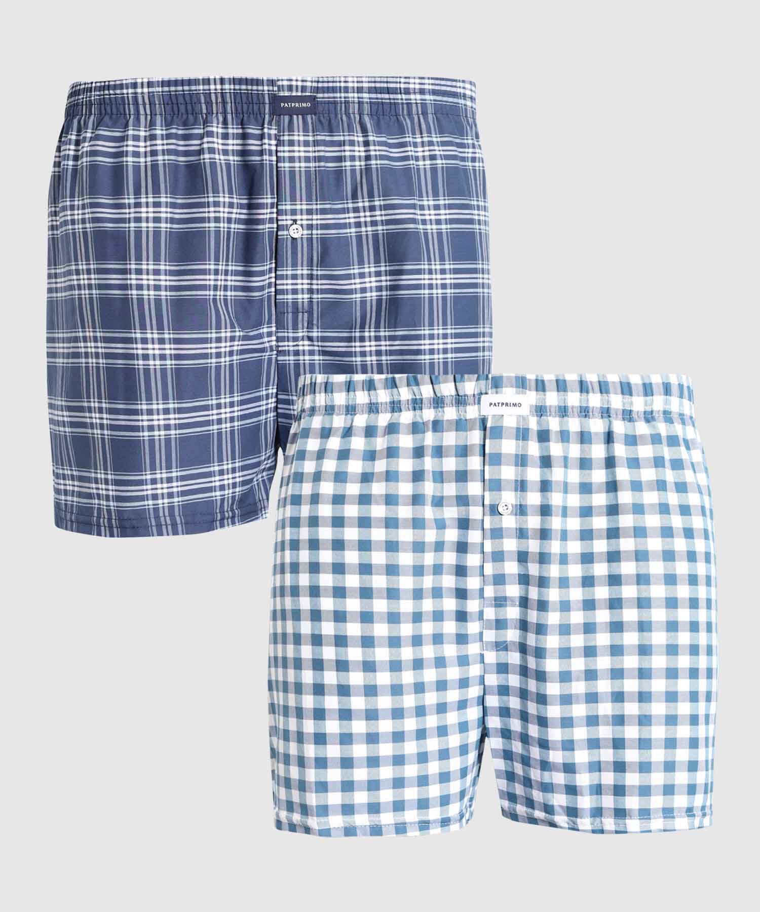 Pack X 2 Boxer Amplios A Cuadros