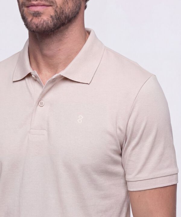 Polo con Bordado Para Hombre