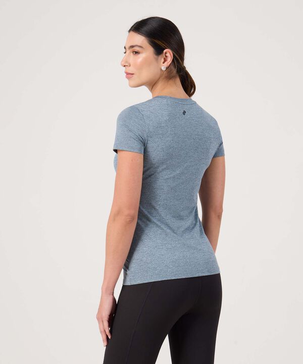 Camiseta Deportiva Jaspeada