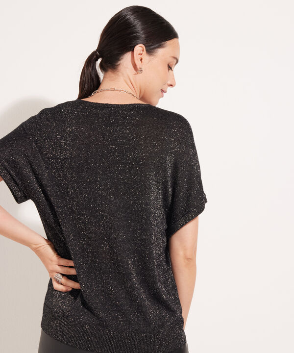 Blusa Tejida con Escote en V