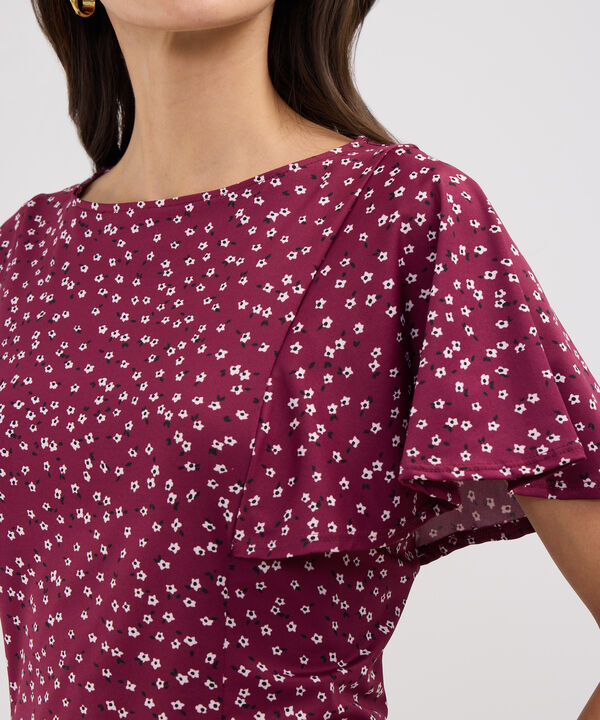 Camiseta Estampada Cuello Redondo