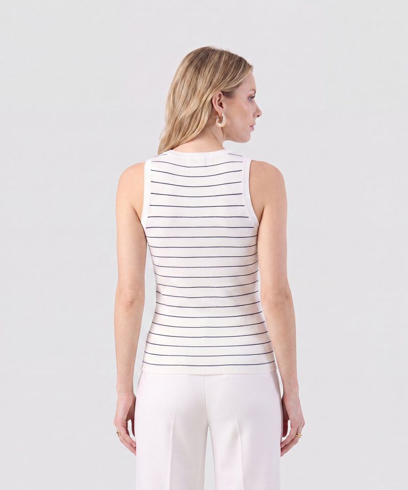 Camiseta Esqueleto En Rib Para Mujer