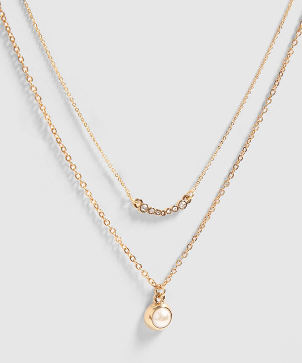 Set de Accesorios Dorado con Perlas image number null