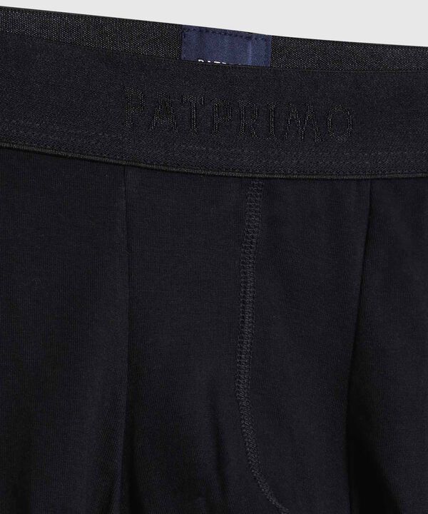 B&oacute;xer Largo Con El&aacute;stico Contramarcado Hombre