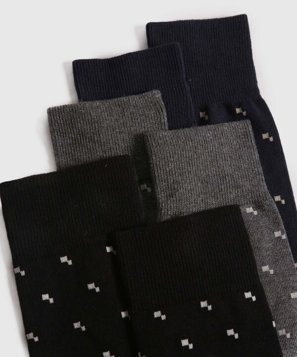 Pack x 3 Medias Largas Estampadas image number null