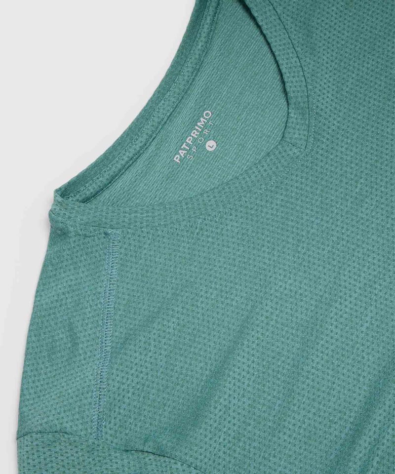 Camiseta Deportiva Texturizada Para Hombre