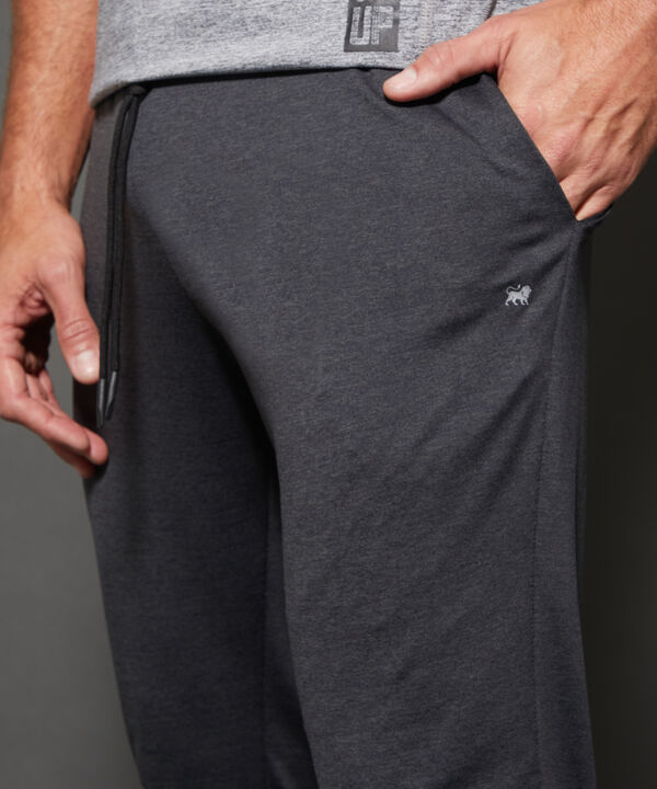 Pantalón Jogger Punto Textura Jaspe Con Bolsillos, Cordón Ajustable Y Elástico Interno, Sport Líneas Patprimo