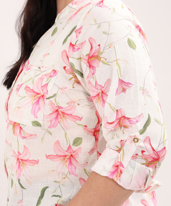 Blusa Manga 3/4  Estampada