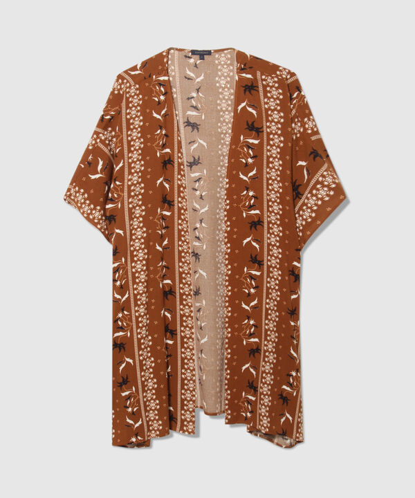 Kimono Abierto Estampado