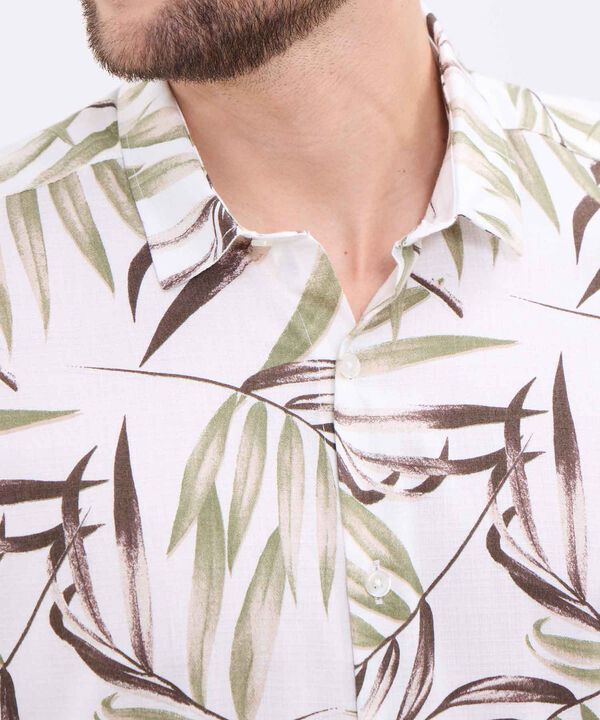 Camisa manga corta estampada para hombre image number null